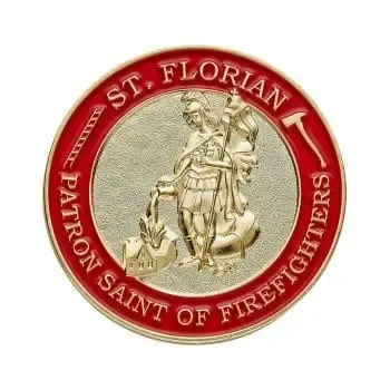 Firefighter prayer coin example