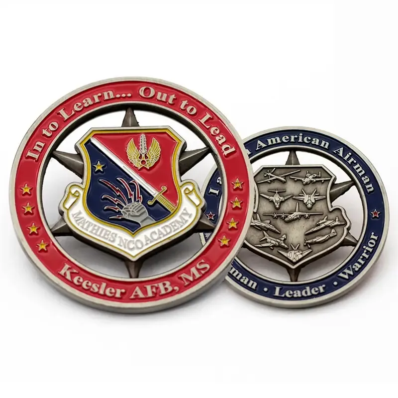 Military challenge coin examples