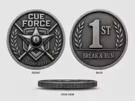 Cue Force compact front back and edge proof