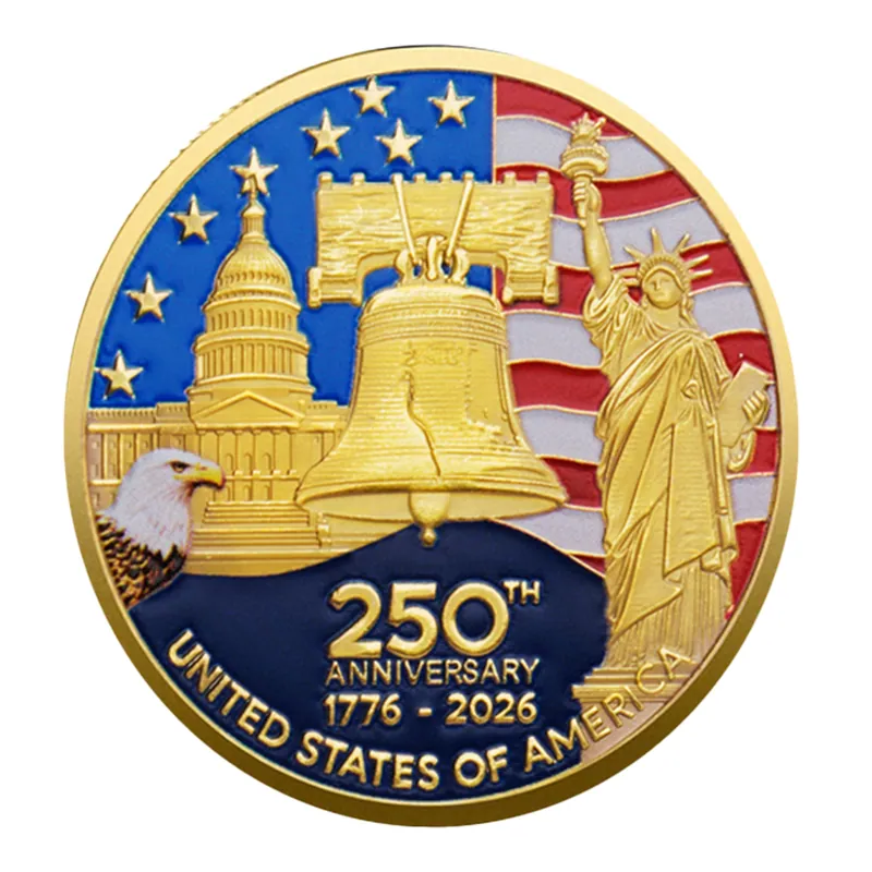 Original Independence Edition anniversary coin face