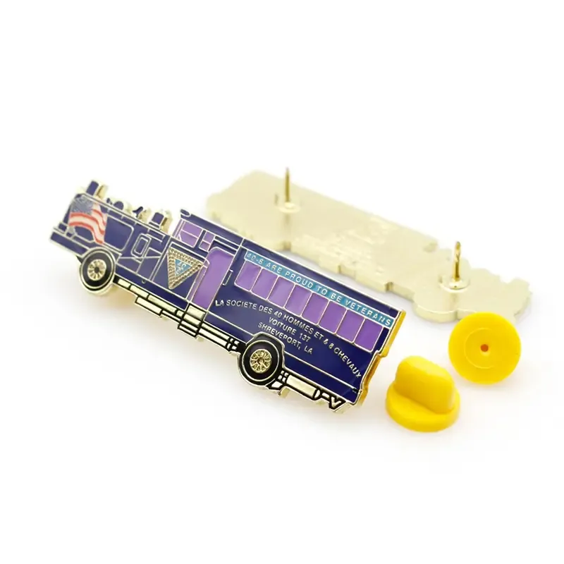 UV printed pin example