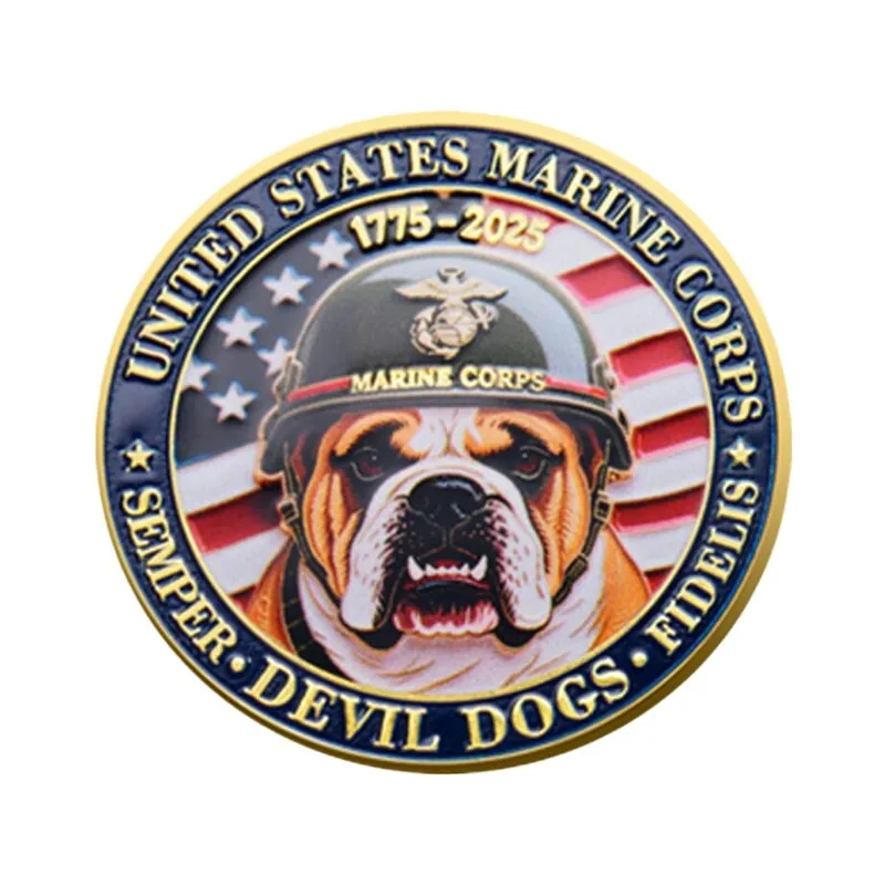 US Marine Corps 250th Anniversary challenge coin