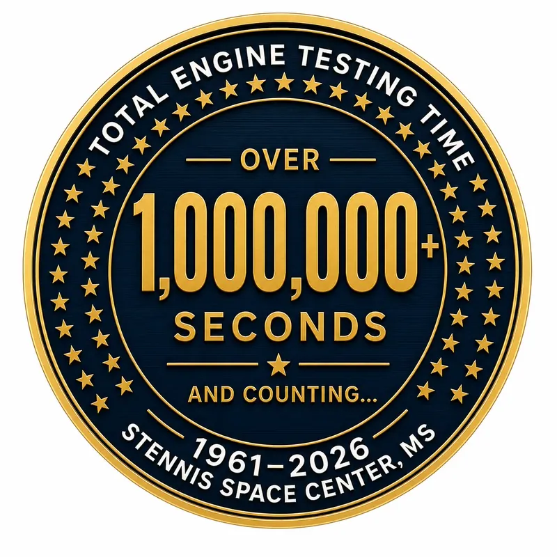 Stennis 1,000,000 seconds coin back artwork refined by GOATED COINS