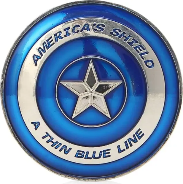 Americas Shield Thin Blue Line Commemorative Coin