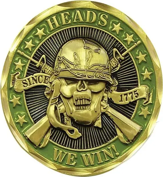 Heads We Win Tails You Lose Challenge Bronze Coin