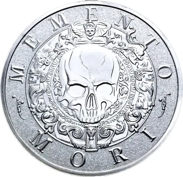 Memento Mori Carpe Diem Commemorative Challenge Coin Timeless Charm