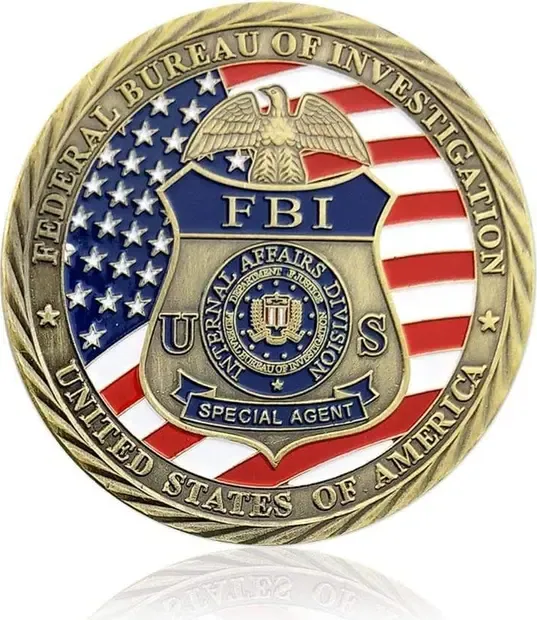 US FBI Special Agent Saint Michael Challenge Commemorative Coin