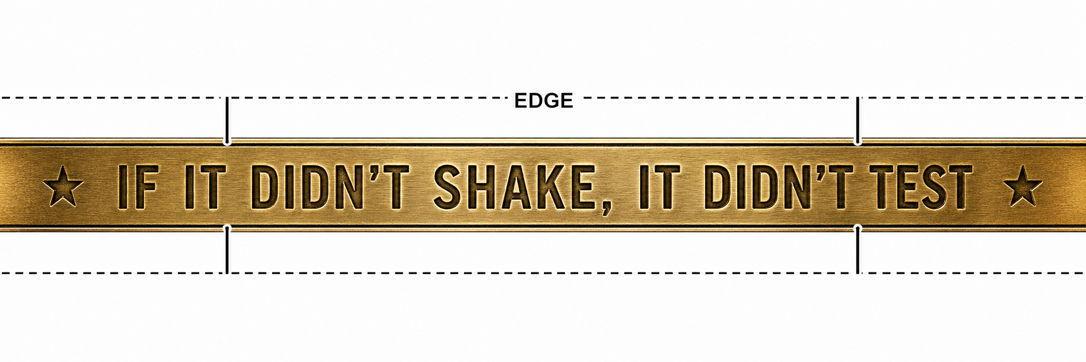 The Sound of Power coin edge treatment