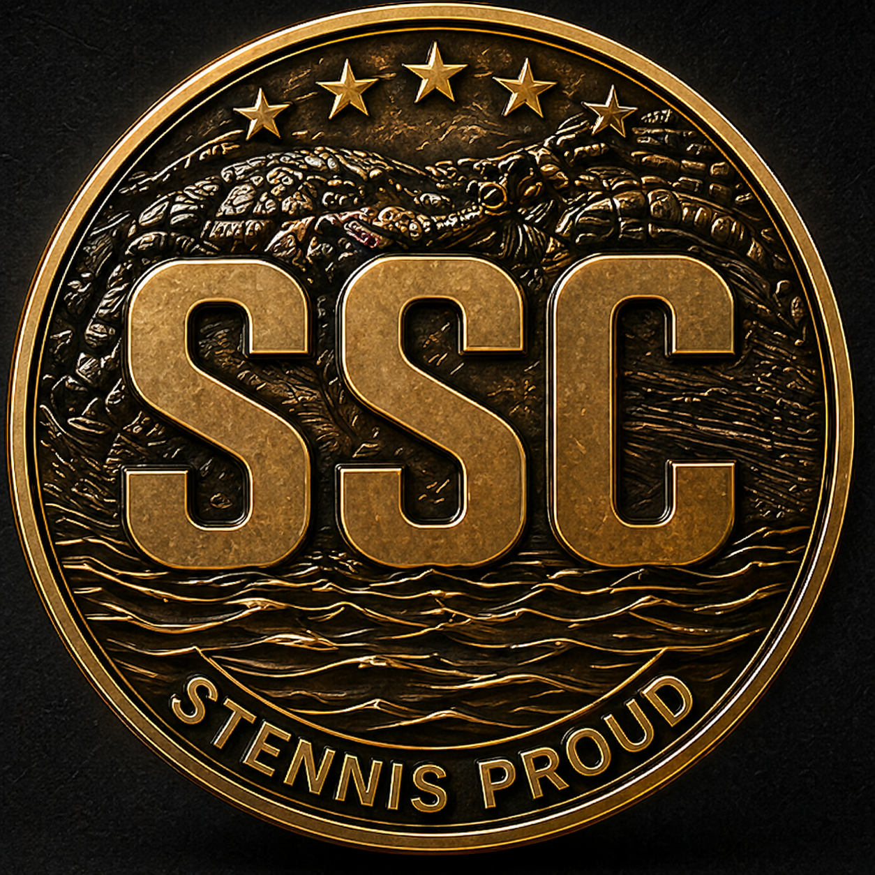 Test Fire Repeat coin front render