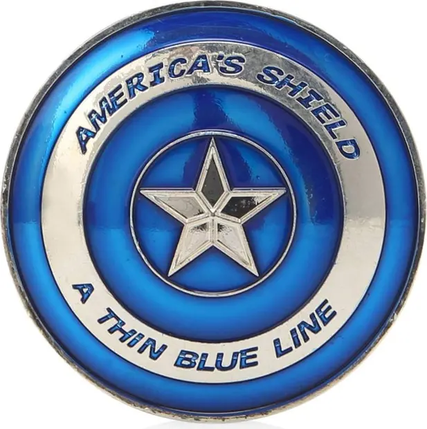 Americas Shield Thin Blue Line Commemorative Coin