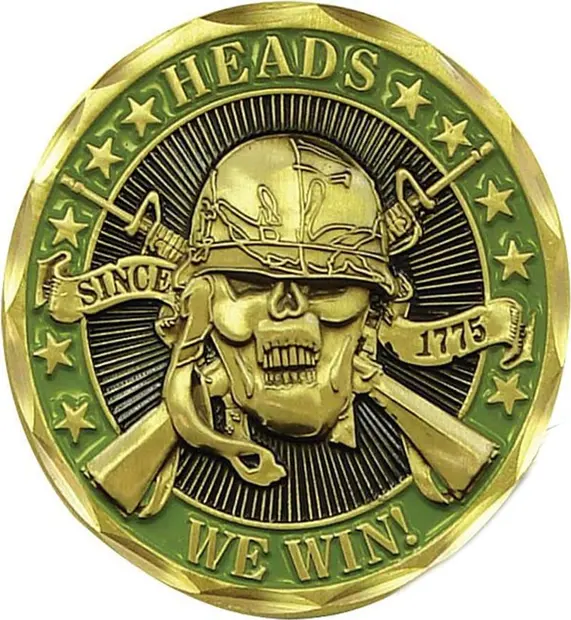 Heads We Win Tails You Lose Challenge Bronze Coin