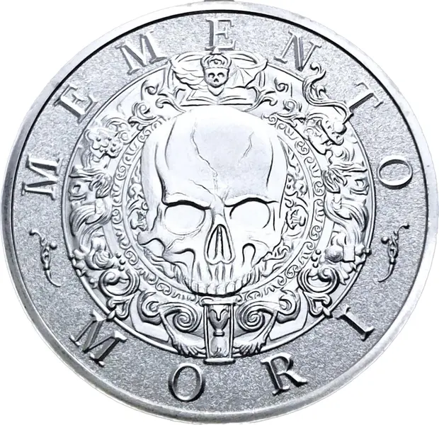 Memento Mori Carpe Diem Commemorative Challenge Coin Timeless Charm