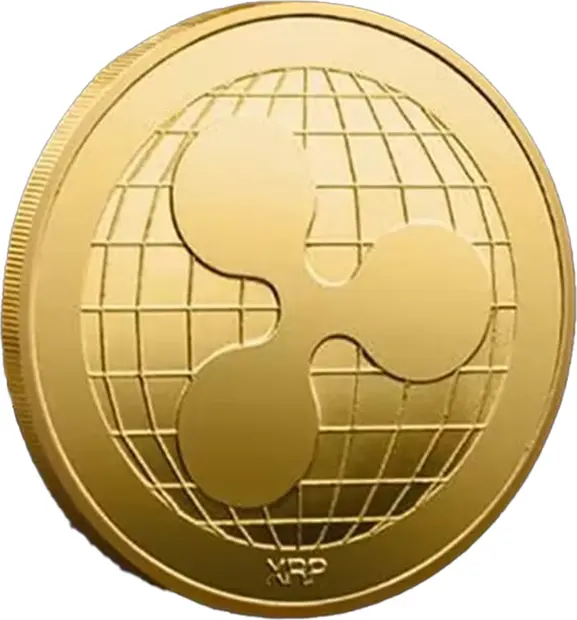 Ripple Royalty Edition XRP Collector Gold Plated Coin