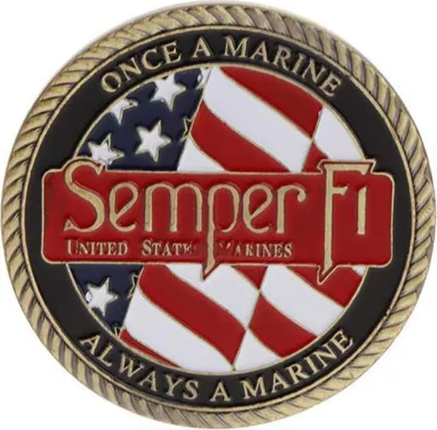 Semper Fi US Marine Commemorative Coin