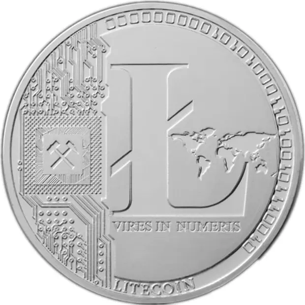 Silver Plated Litecoin Non-currency Art Collection Replica Limited Edition Coin