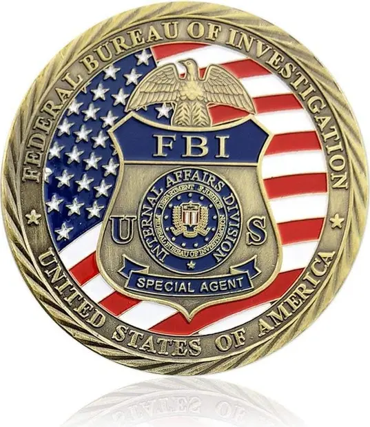 US FBI Special Agent Saint Michael Challenge Commemorative Coin